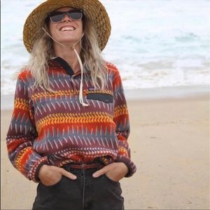 Rare Patagonia Laughing Waters Synchilla snap t pullover